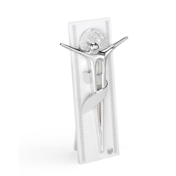 CRISTO ARGENTO/BIANCO CM.26X8,7 FP
