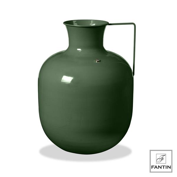 VASO METALLO BOTTIGLIA VERDE CM. Ø29,5XH41