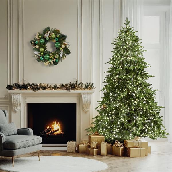 ALBERO DI NATALE PINO LUXURY 4000 LED - 4047 TIPS CM. Ø140 H210