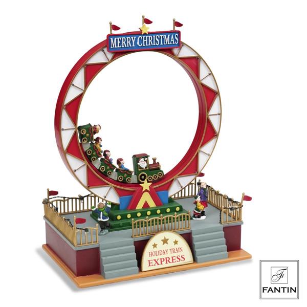 GIOSTRA ROLLER COASTER CON LUCI LED MUSICA E MOVIMENTO CM.24X16XH31