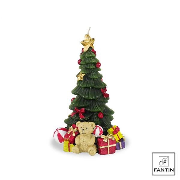SET 4 CANDELE ALBERO DI NATALE CM. Ø9XH14