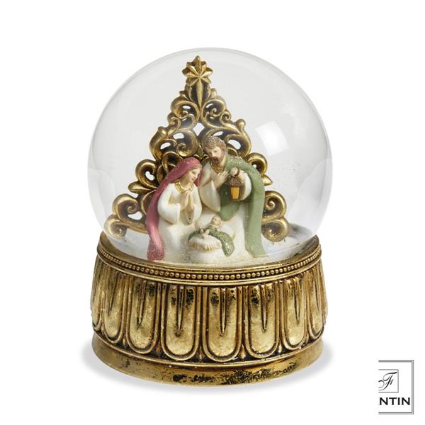 BOULE DE NEIGE CARILLON S.FAMIGLIA ORO CM. Ø15XH20
