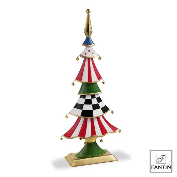 ALBERO DI NATALE MULTICOLOR CM. 24,5X10,2XH57