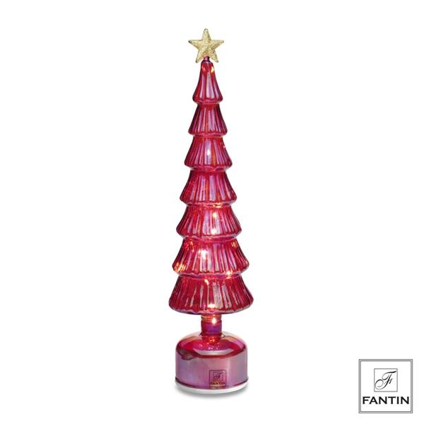 ALBERO ROSSO LED E MOVIMENTO CM. Ø10,5XH44