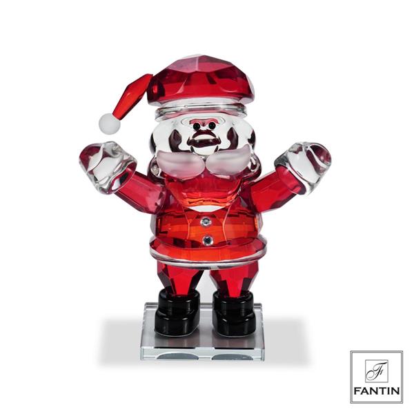 BABBO NATALE CRISTALLO CM. 13,5X6,5XH16