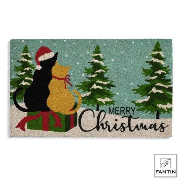 ZERBINO GATTI MERRY CHRISTMAS CM. 45X75