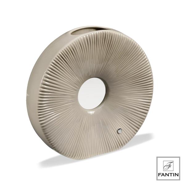 VASO CERAMICA HELIOS TORTORA CM. 30 X 6,5 X H28,5