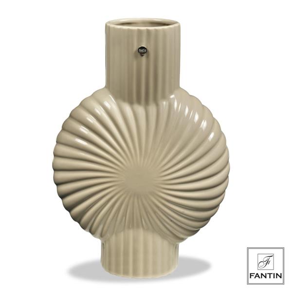 VASO CERAMICA RAGGI TORTORA  CM. 20 X 8 X H28