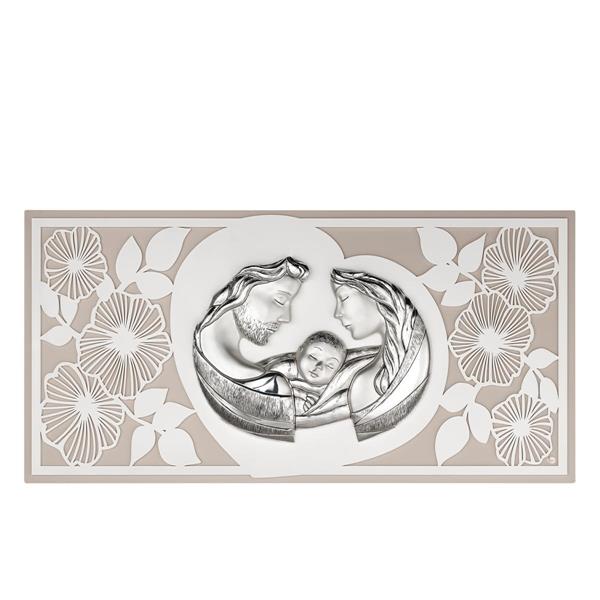 CAPOL.S.FAMIGLIA FIORI ARGENTO CM.80X40 FP