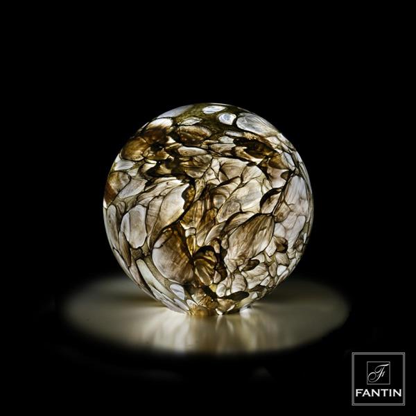 LAMPADA SFERA MARMOREO CM. Ø23,5XH22,5