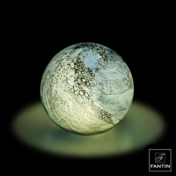LAMPADA LED SFERA TURCHESE CM. Ø12XH11,5