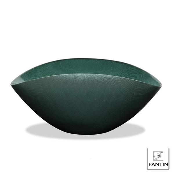 CIOTOLA VETRO VERDE CM.38X18