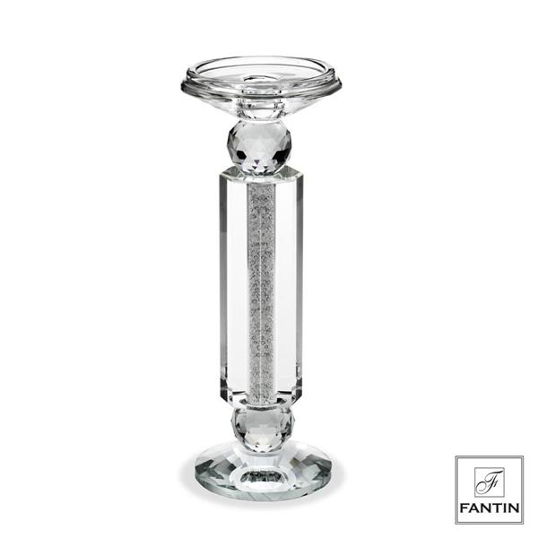 PORTA CANDELA CRISTALLO CM. Ø10XH27