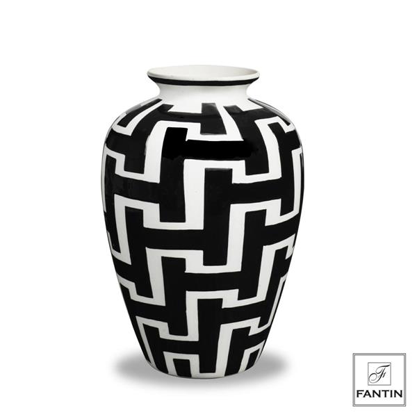 VASO CERAMICA LABIRINTO CM. Ø20,5XH31