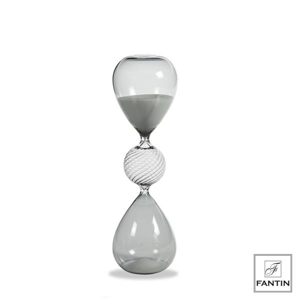 CLESSIDRA GRIGIA SABBIA BIANCA CM. H22   10 MINUTI