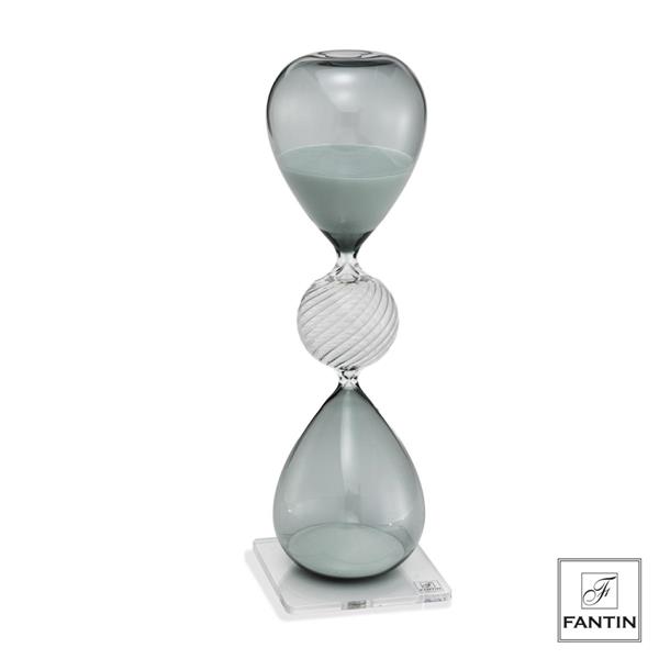 CLESSIDRA GRIGIA SABBIA BIANCA CM. H30   30 MINUTI