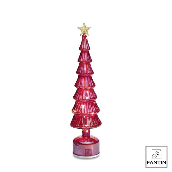 ALBERO ROSSO LED E MOVIMENTO CM. Ø9XH34