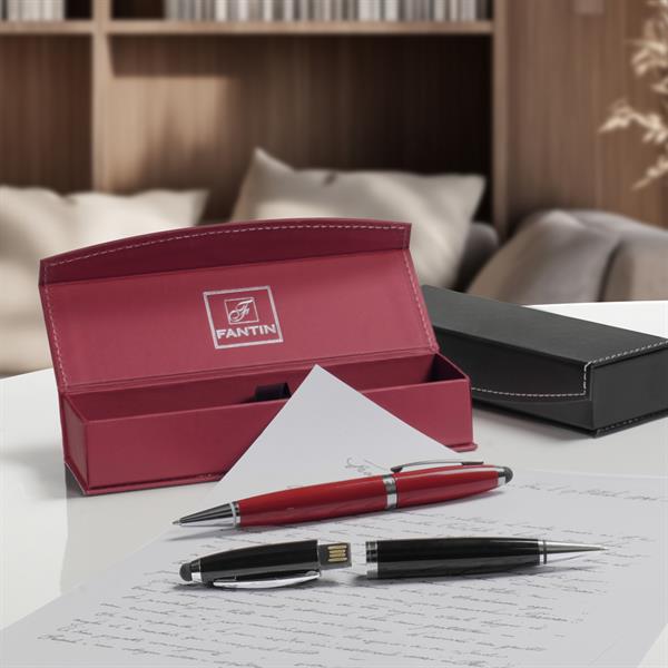 PENNA USB 16GB ROSSA C/ASTUCCIO