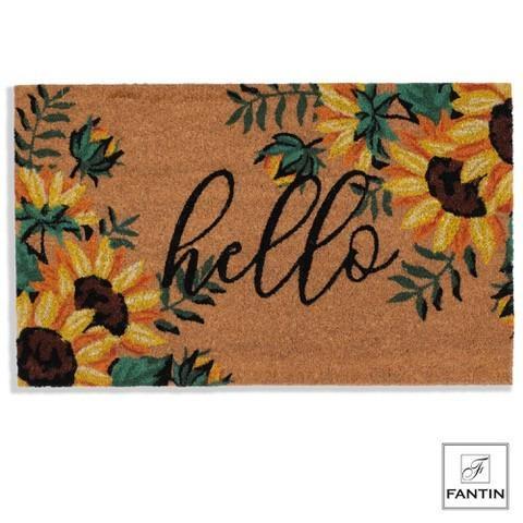 ZERBINO HELLO GIRASOLI CM. 45X75