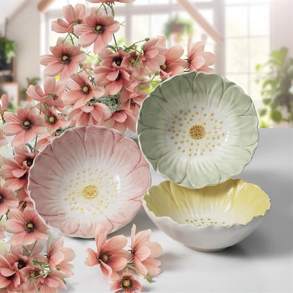 CIOTOLA FIORE VERDE CM. Ø17,5XH6,5