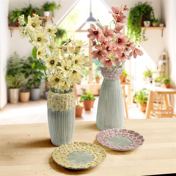 PIATTO MARGHERITE GIALLE CM. Ø23,5XH3