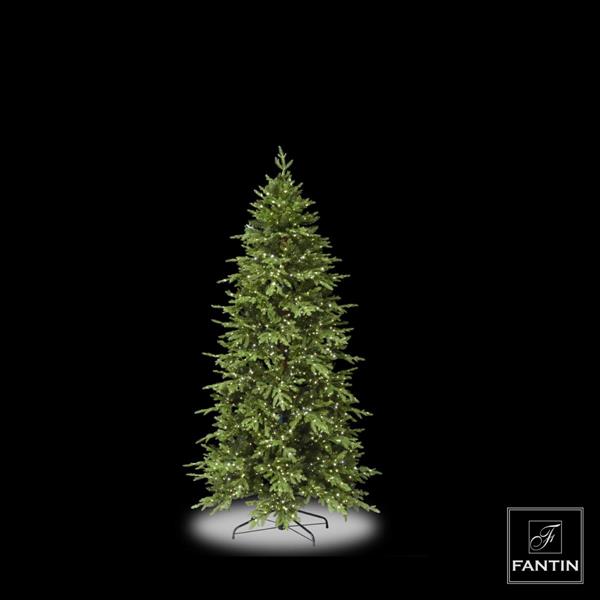 ALBERO DI NATALE PINO LUXURY SLIM 1800 LED-2794 TIPS CM. Ø105  H180