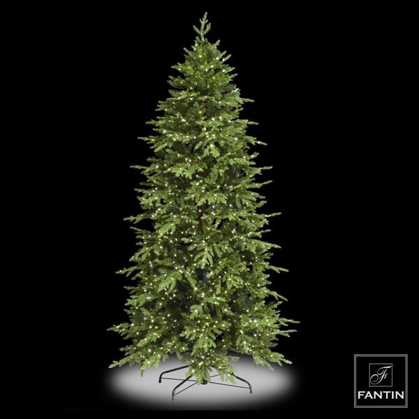 ALBERO DI NATALE PINO LUXURY SLIM 3300 LED - 4034 TIPS CM. Ø125 H240