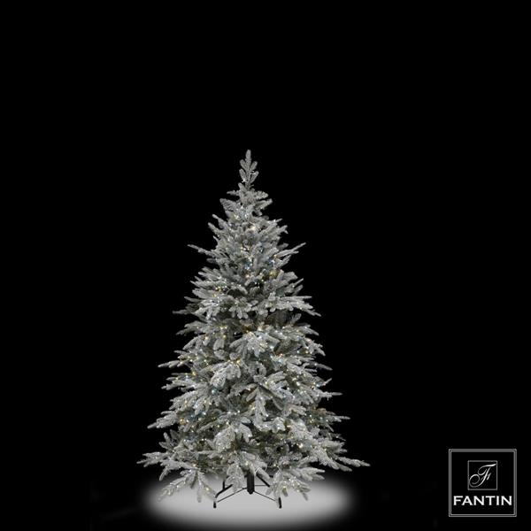 ALBERO DI NATALE PINO CORTINA INNEVATO 1800 LED-1958TIPS CM.Ø125H180