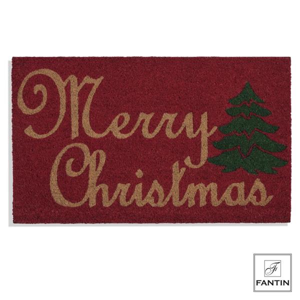 ZERBINO ROSSO MERRY CHRISTMAS CM. 45X75