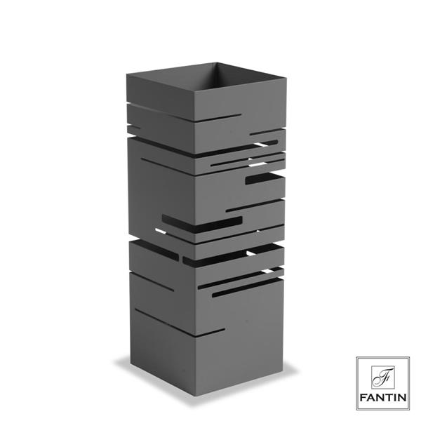 PORTA OMBRELLI MODERNO GRIGIO CM.18X18XH49