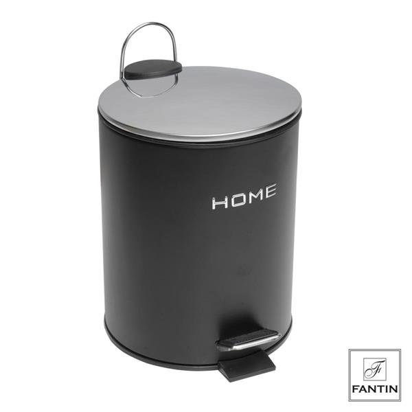 PATTUMIERA LATTA NERA HOME 5L CM. Ø20,5XH27