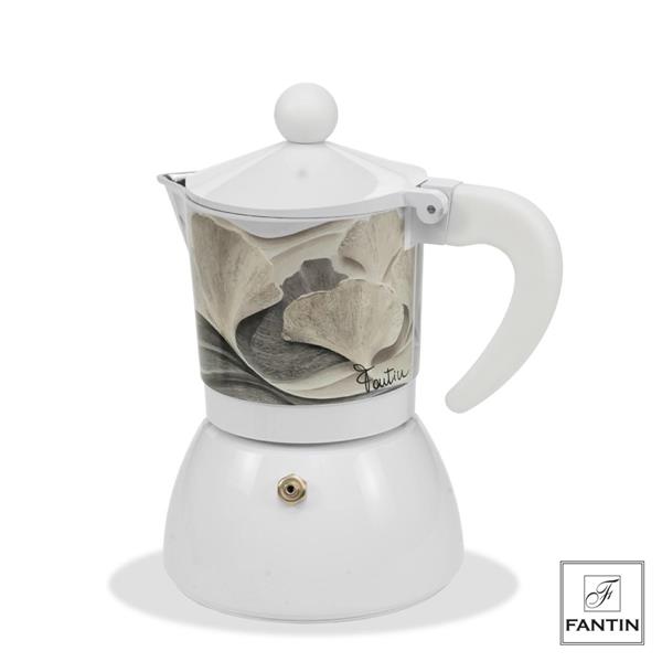 MOKA ONDE DI GINKGO INDUZIONE 3 TAZZE CM. 14X10XH17