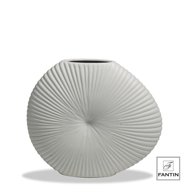 VASO CERAMICA SASSO BIANCO CM. 28X6,5XH25