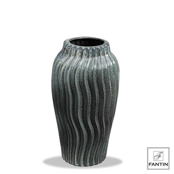 VASO CERAMICA ONDE IRIDE CM. Ø15XH27,5