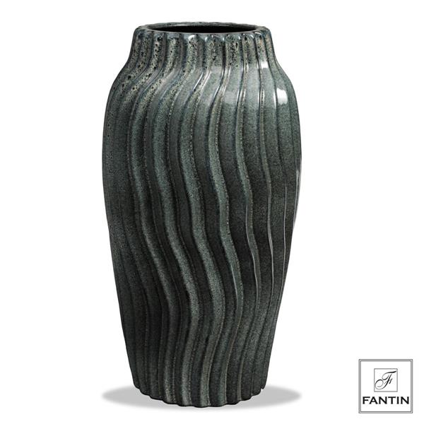 VASO CERAMICA ONDE IRIDE CM. Ø21XH38