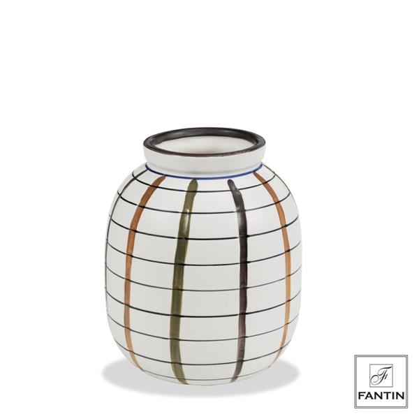 VASO CERAMICA TRAMA CM.Ø20,5XH25