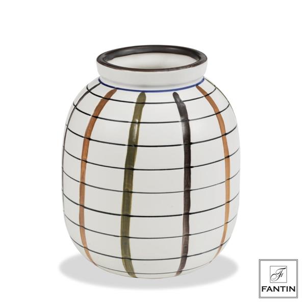 VASO CERAMICA TRAMA CM.Ø24,5XH29,5