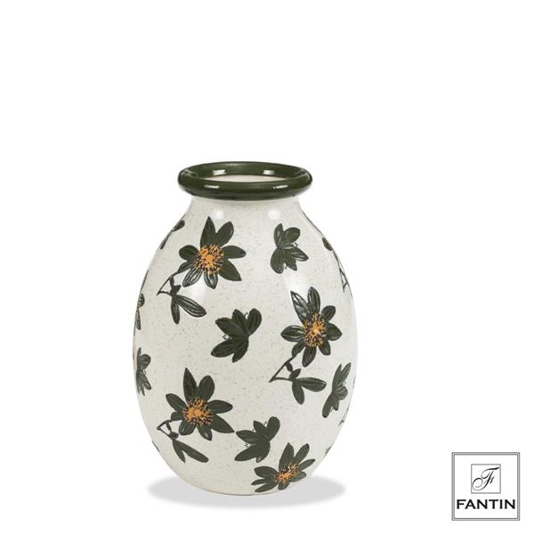 VASO CERAMICA FLORA CM.Ø21XH29