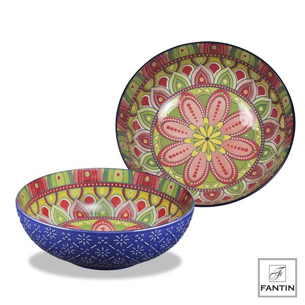 CIOTOLA MEDITERRANEO RETRO BLU CM.Ø25XH8,5