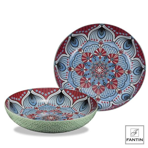 CIOTOLA MEDITERRANEO RETRO ACQUA MARINA CM.Ø30XH7