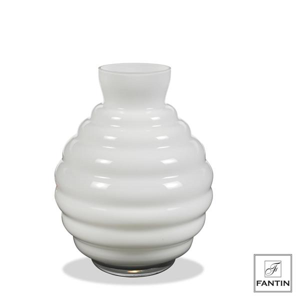 VASO VETRO ECO BIANCO CM. Ø24,2 X H31