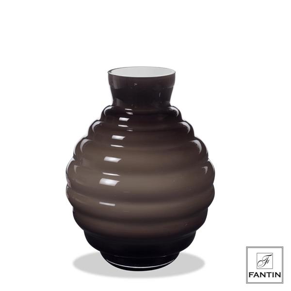 VASO VETRO ECO TORTORA CM. Ø24,2 X H31