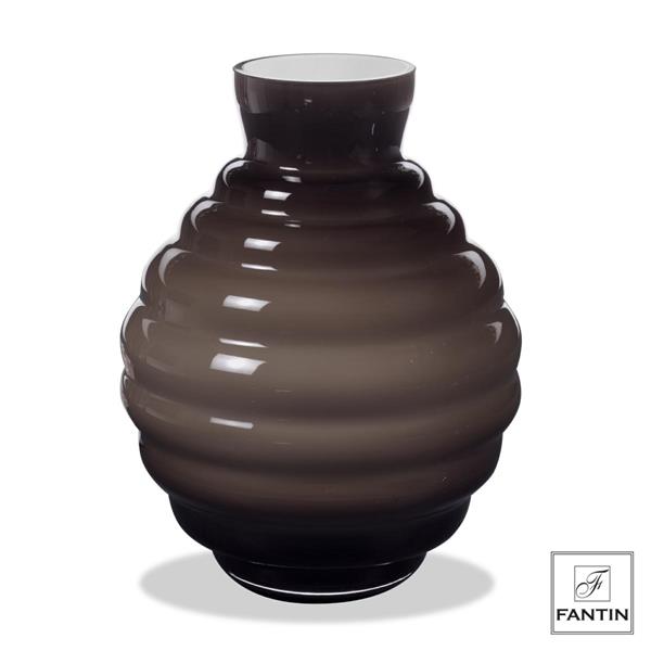 VASO VETRO ECO TORTORA CM. Ø30 X H36,5