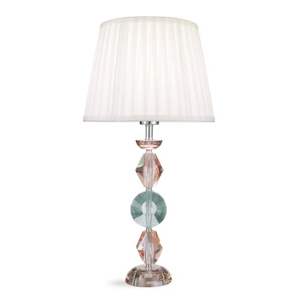LAMPADA CRISTALLO GALASSIE COLORE CM.Ø26XH46